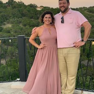 Azazie dusty rose size 14